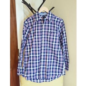 Chaps plaid button down shirt